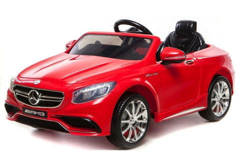 AUTO BATTERY MERCEDES S63 AMG LICENSE, SOFT WHEELS EVA FULL OPTION/HL169 battery Vehicles for children