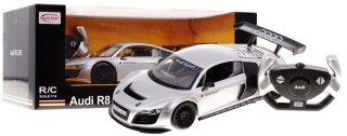 Autko R/C Audi R8 Srebrny 1:14 RASTAR