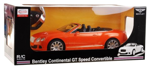 Autko R/C Bentley Continetal GT Pomara. 1:12 RASTAR