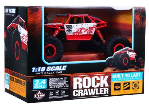 Autko HB-P1801 Crawler R/C 2,4 Ghz Czerwone