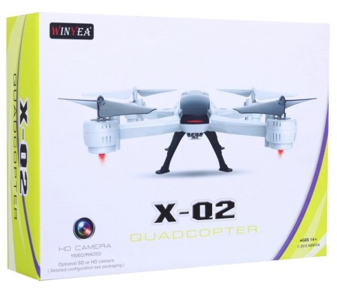 Duży Dron W66188CW Biały WINYEA