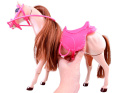 Lalka Anlily Dżokejka z koniem chodzący koń + akcesoria ZA2454 Barbi