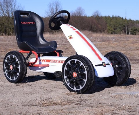 WIELKI LICENCJONOWANY GOKART FIAT ABARTH KOŁA EVA JAKOŚĆ /PB9388A