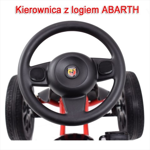 WIELKI LICENCJONOWANY GOKART FIAT ABARTH KOŁA EVA JAKOŚĆ /PB9388A