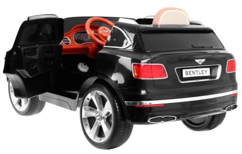 BENTLEY BENTAYGA - PILOT 2.4 GHZ MIĘKKIE SIEDZISKO KOŁA EVA - CZARNY