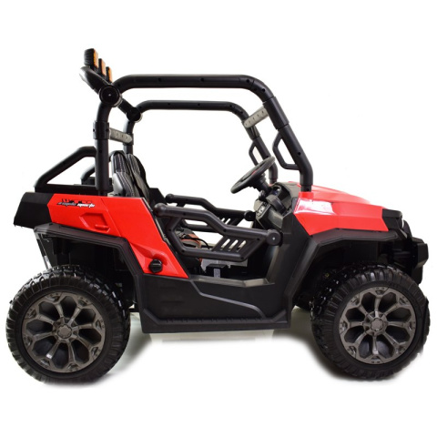 MEGA BUGGY UTV DLA 2 DZIECI, 4 SILNIKI, MIĘKKIE SIEDZENIE, MIĘKKIE KOŁA/7988-HIGH