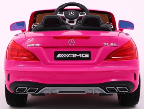 Pojazd Mercedes AMG SL65 Różowy