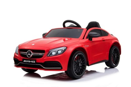 AUTO NA AKUMULATOR Mercedes Benz C63 AMG Czerwony