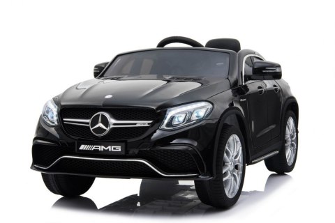 Pojazd Mercedes Benz GLE63 AMG Lakierowany Czarny MERCEDES GLE63 auto na AKUMULATOR dla DZIECI