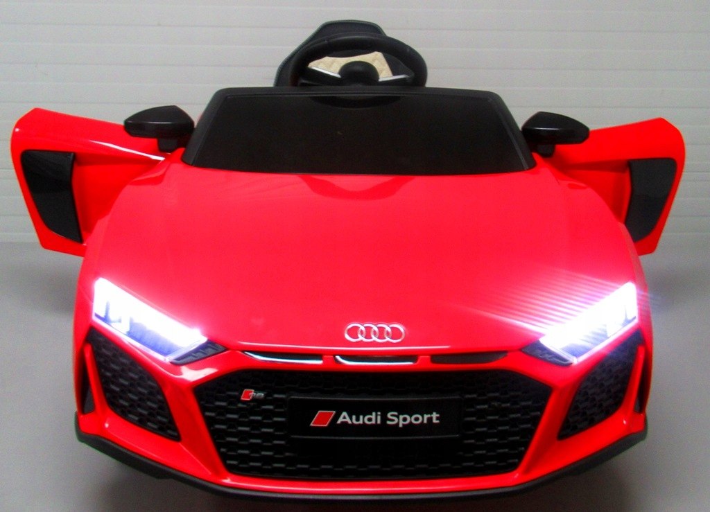 AUDI R8 Sport R Auto na akumulator EVA SKÓRA PILOT Wiek dziecka 12 m +