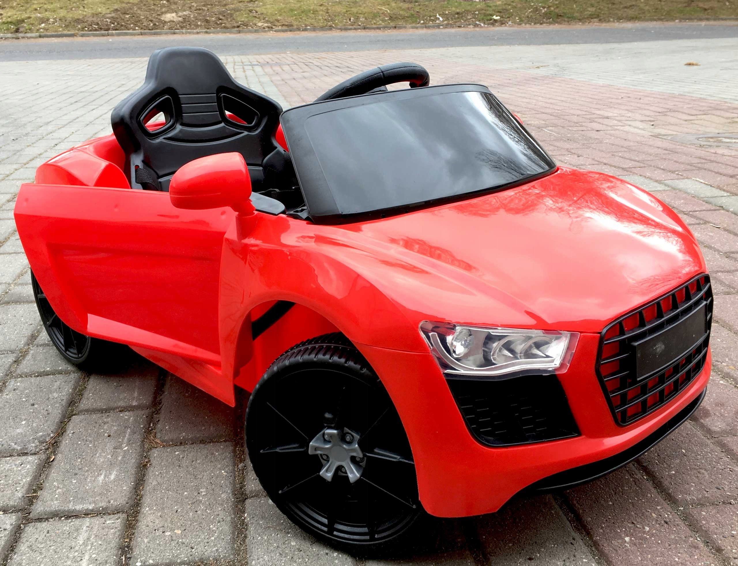 Cabrio AUTO na akumulator DLA DZIECI + PILOT + LED Długość pojazdu 86 cm