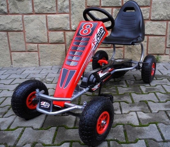 GOKART G5 NA PEDAŁA POMPOWANE KOŁA, HAMULEC RĘCZNY EAN (GTIN) 0652733989420