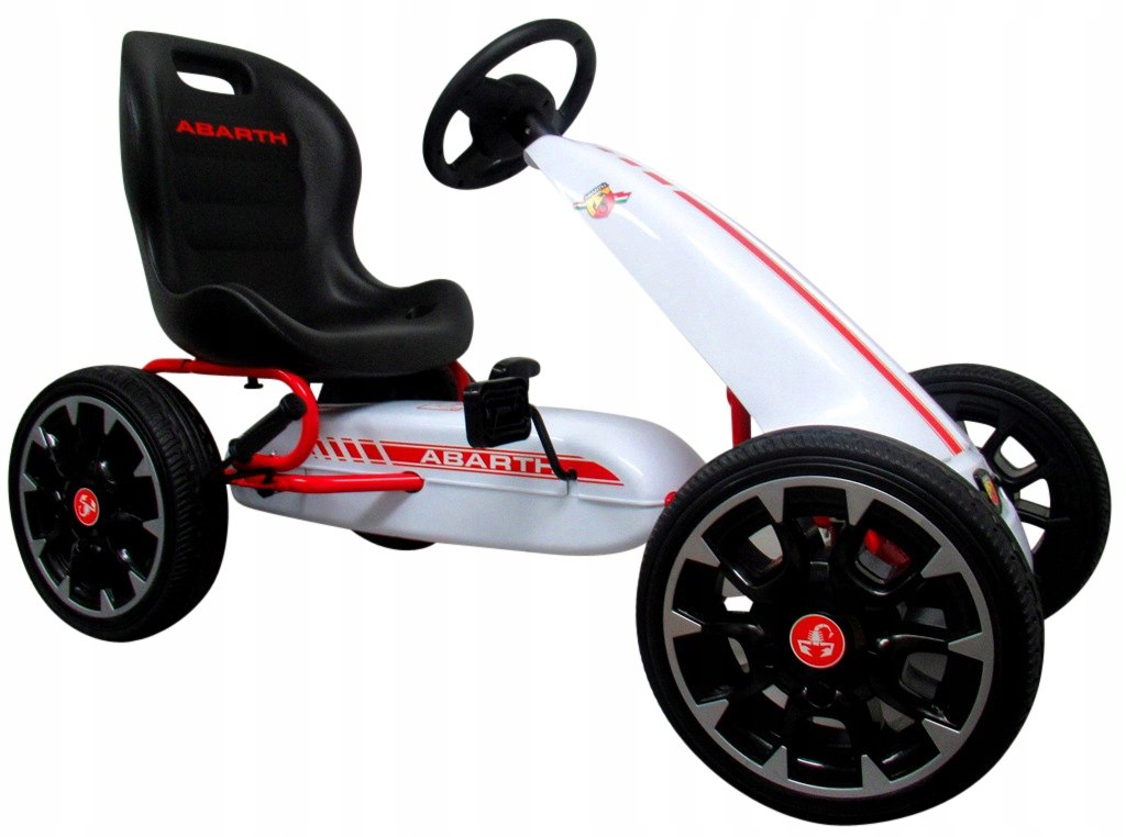 GOKART G6 ABARTH NA PEDAŁA PIANKOWE KOŁA EVA HAMULEC Marka Abarth