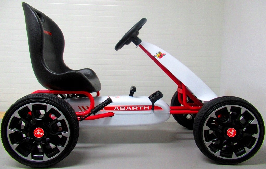 GOKART G6 ABARTH NA PEDAŁA PIANKOWE KOŁA EVA HAMULEC Rodzaj na pedały