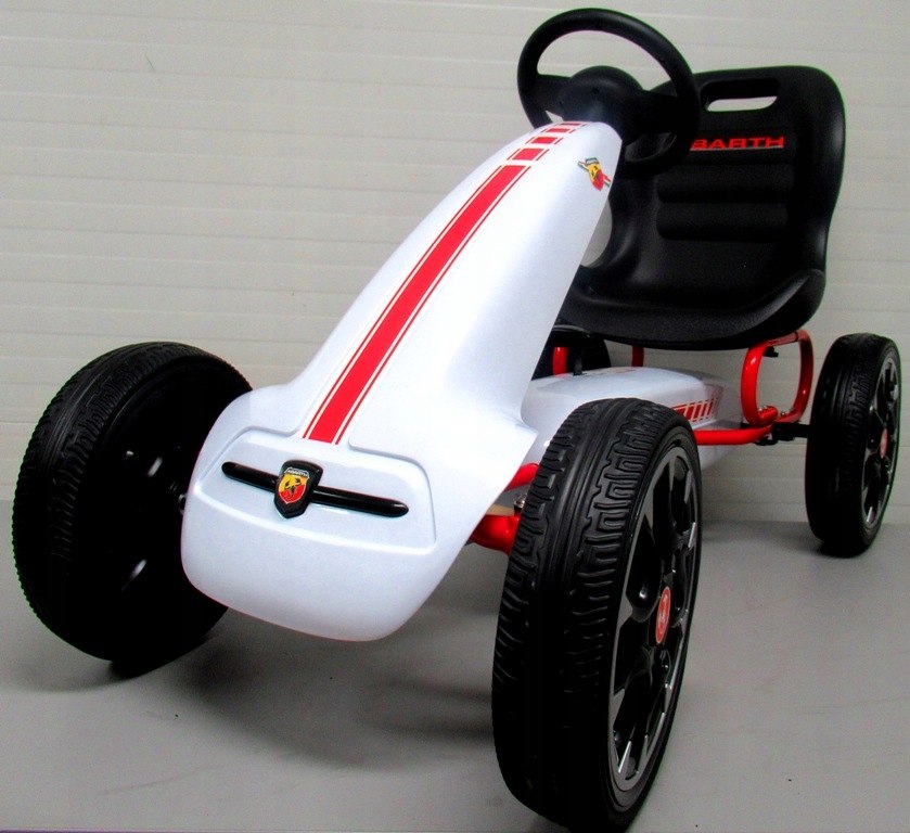 GOKART G6 ABARTH NA PEDAŁA PIANKOWE KOŁA EVA HAMULEC Maksymalne obciążenie 25 kg