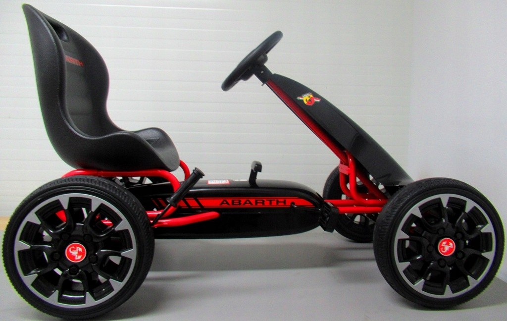 GOKART G6 ABARTH NA PEDAŁA PIANKOWE KOŁA EVA HAMULEC Maksymalne obciążenie 25 kg