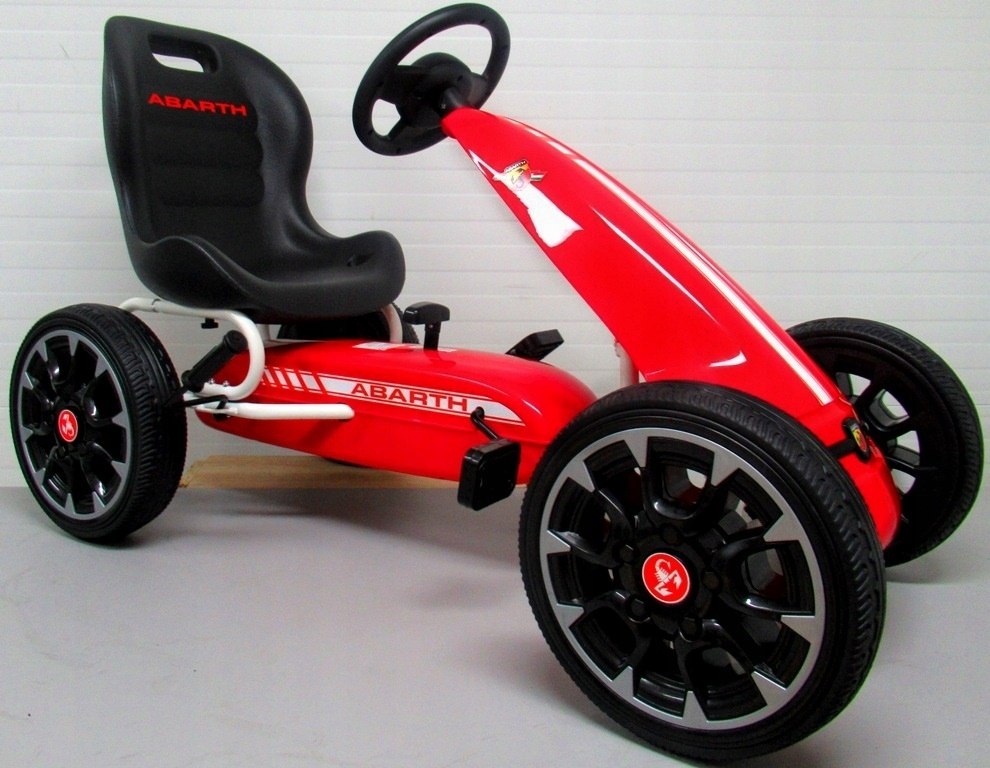 GOKART G6 ABARTH NA PEDAŁA PIANKOWE KOŁA EVA HAMULEC Rodzaj na pedały