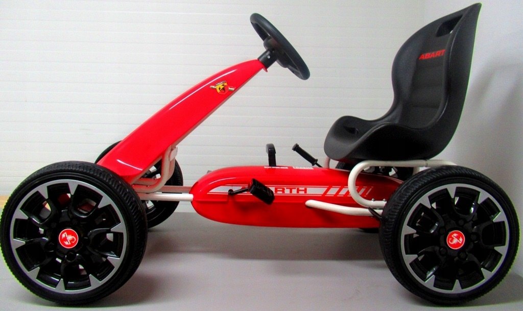 GOKART G6 ABARTH NA PEDAŁA PIANKOWE KOŁA EVA HAMULEC Maksymalne obciążenie 25 kg