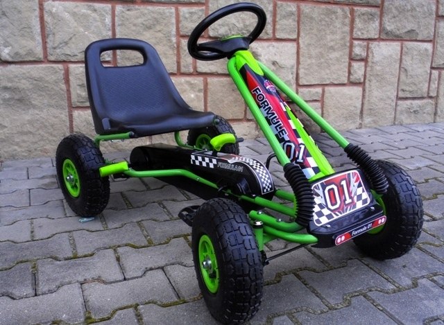 GOKART G1g NA PEDAŁA POMPOWANE KOŁA HAMULEC RĘCZNY EAN (GTIN) 0652733683212