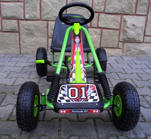 GOKART G1g NA PEDAŁA POMPOWANE KOŁA HAMULEC RĘCZNY Marka R-Sport