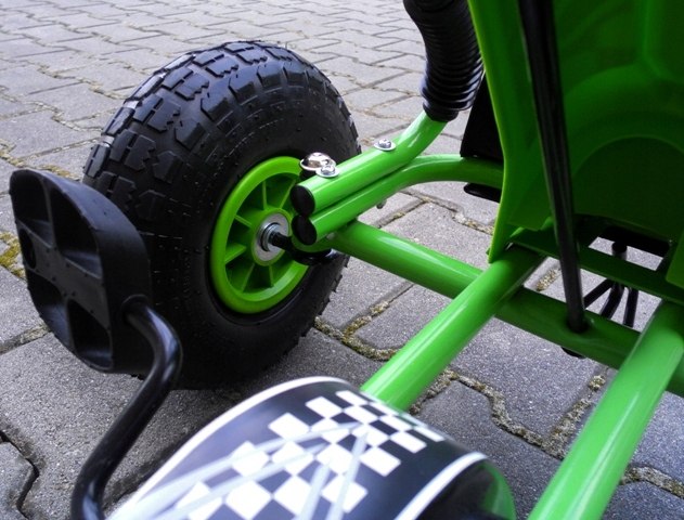 GOKART G1g NA PEDAŁA POMPOWANE KOŁA HAMULEC RĘCZNY Szerokość pojazdu 60 cm