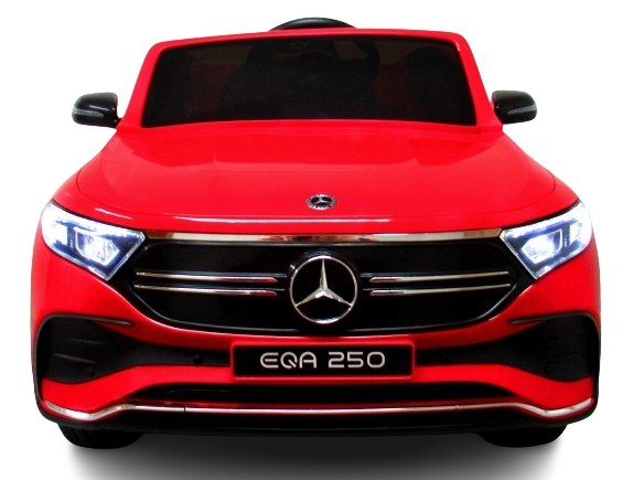 MERCEDES EQA250 Auto na akumulator 2 silniki PILOT EVA SKÓRA BUJAK Wiek dziecka 12 m +