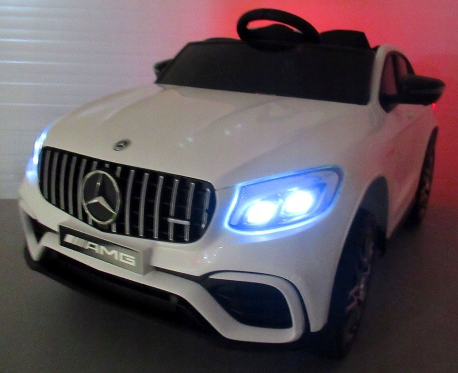 MERCEDES GLC63s Auto na akumulator napęd 4x4 SKÓRA Kolor Biały