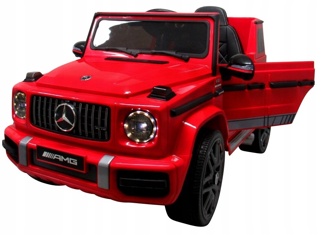 Mercedes G63 r Auto na akumulator EVA SKÓRA Pilot Długość pojazdu 110 cm