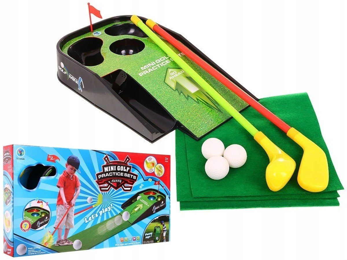 zestaw sportowy MINI GOLF nauka gry w golfa 2 kije MAŁY GOLFISTA prezent Kod producenta 789-12B