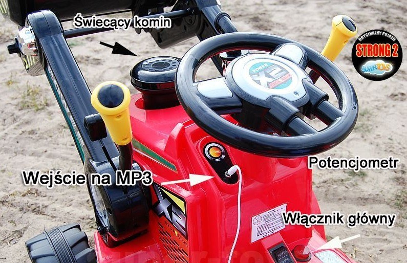 traktor na akumulator funkcje