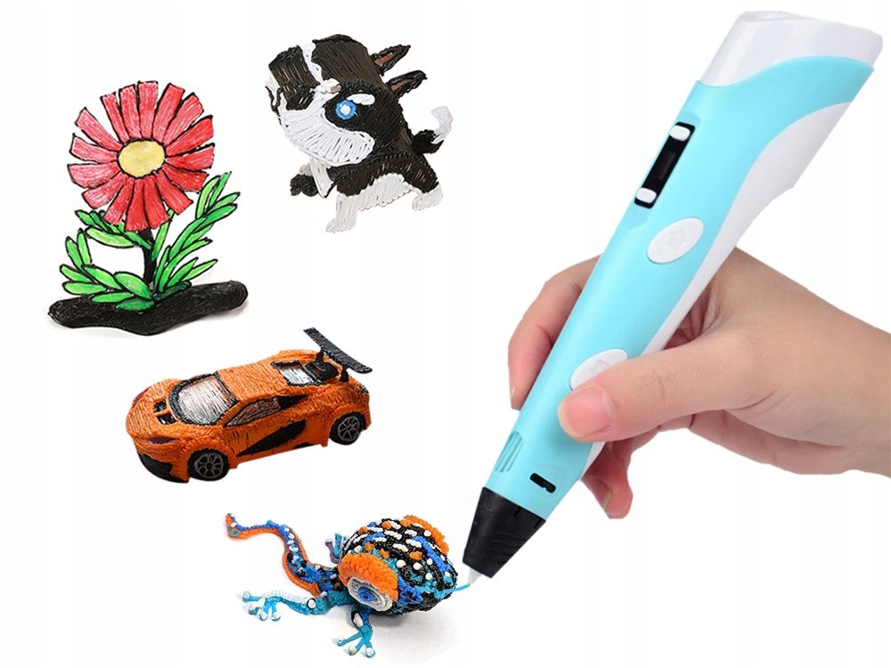 Pióro 3D magiczny długopis 3D + wkłady ZA3932 Model 3D-pen