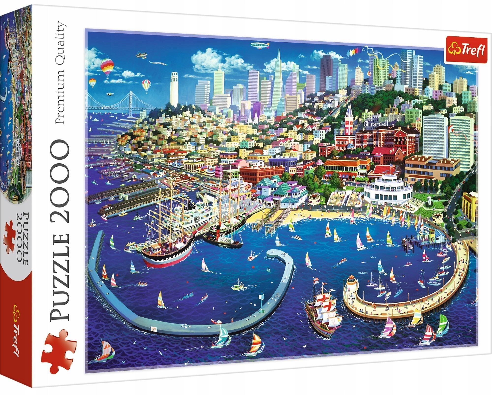 PUZZLE ZATOKA SAN FRANCISCO 2000 ELEM. TREFL 27107