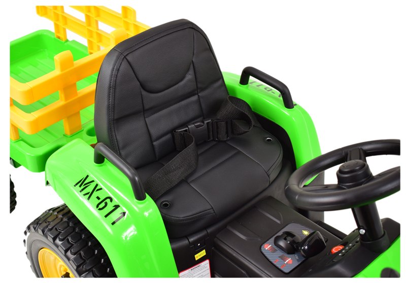 miękkie siedzenia traktor na akumulator blow dla dziecka