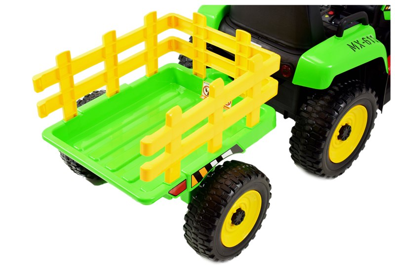 traktor na akumulator z przyczepą blow dla dziecka
