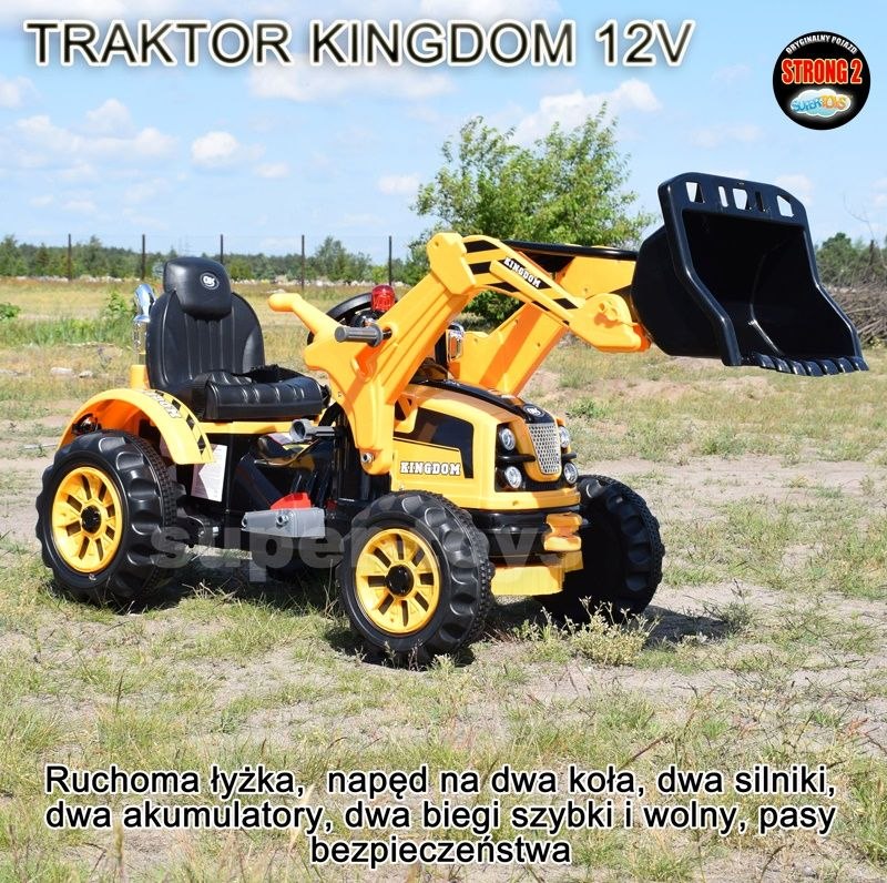 traktor z łyżką kingdom